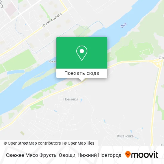 Карта Свежее Мясо Фрукты Овощи