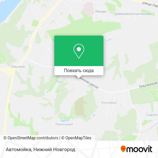 Карта Автомойка