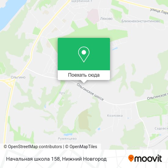 Карта Начальная школа 158