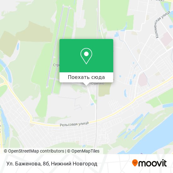 Карта Ул. Баженова, 8б
