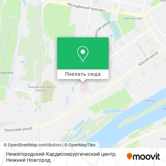 Карта Нижегородский Кардиохирургический центр