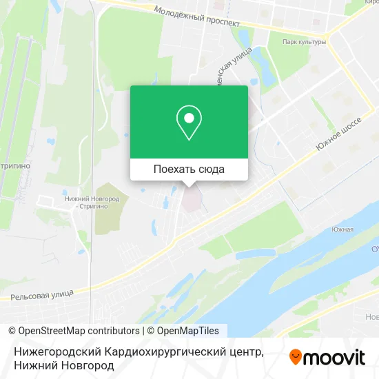 Карта Нижегородский Кардиохирургический центр