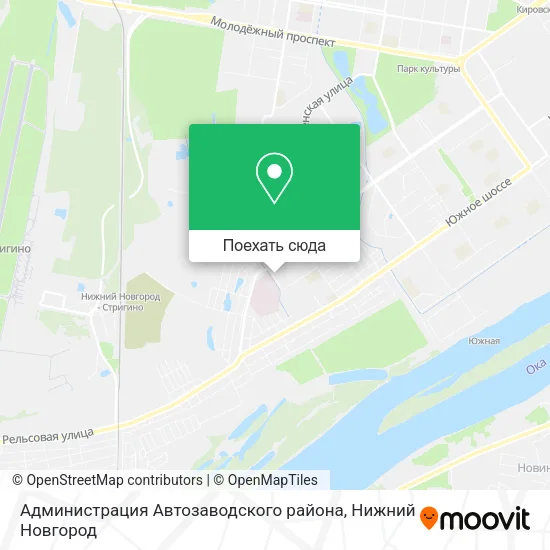 Карта Администрация Автозаводского района