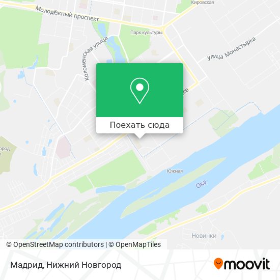 Карта Мадрид