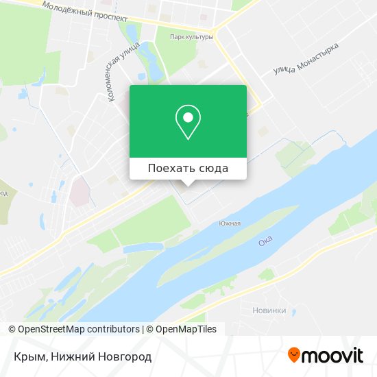 Карта Крым
