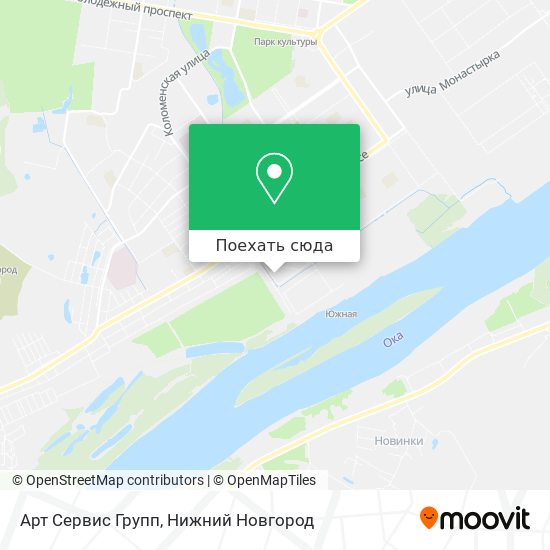 Карта Арт Сервис Групп