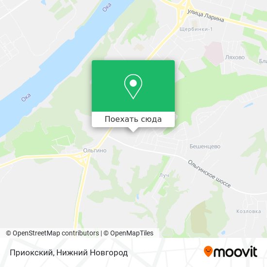 Карта Приокский