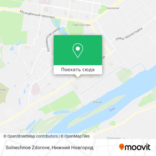 Карта Solnechnoe Zdorove
