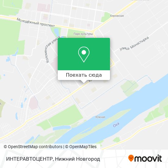 Карта ИНТЕРАВТОЦЕНТР