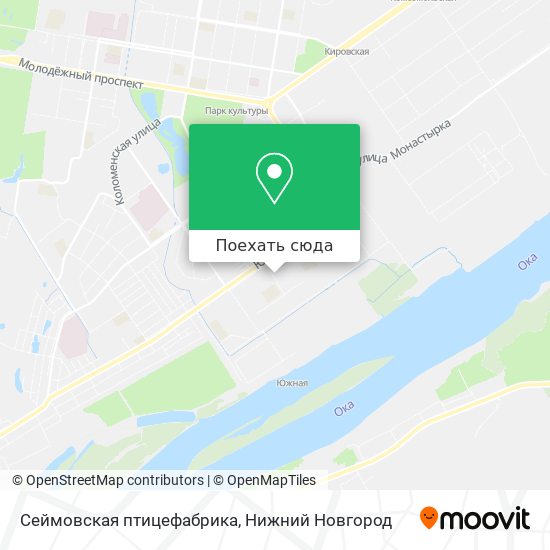 Карта Сеймовская птицефабрика