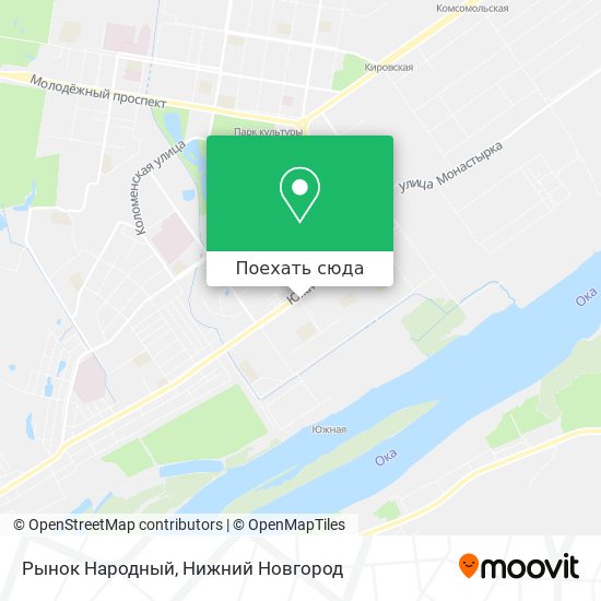 Карта Рынок Народный