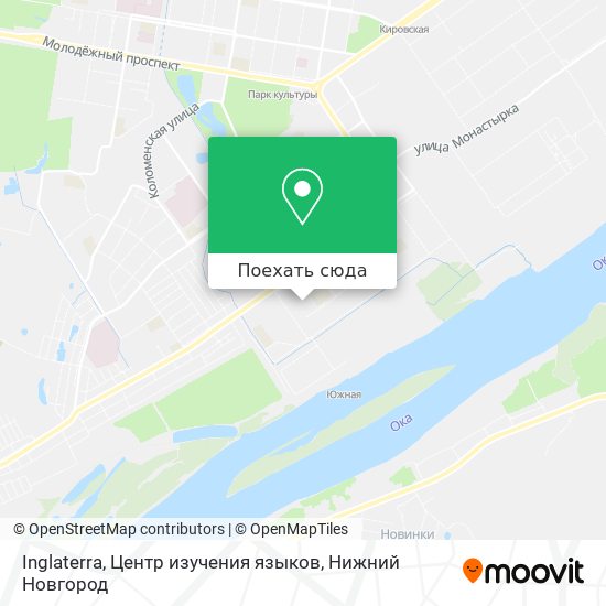 Карта Inglaterra, Центр изучения языков