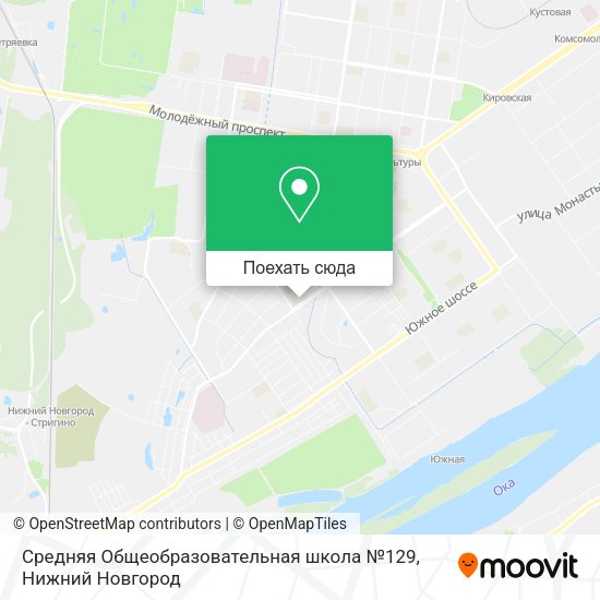 Карта Средняя Общеобразовательная школа №129