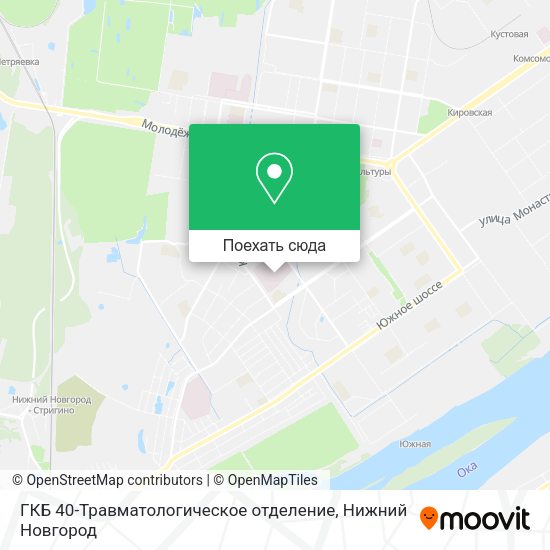 Карта ГКБ 40-Травматологическое отделение