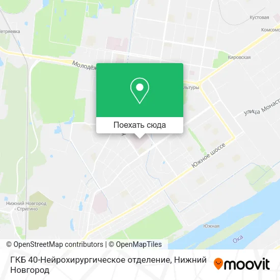Карта ГКБ 40-Нейрохирургическое отделение