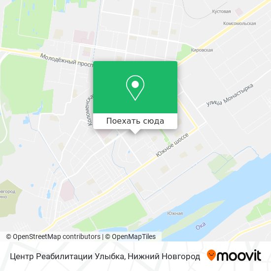 Карта Центр Реабилитации Улыбка