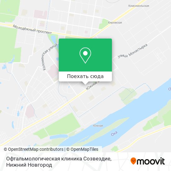 Карта Офтальмологическая клиника Созвездие