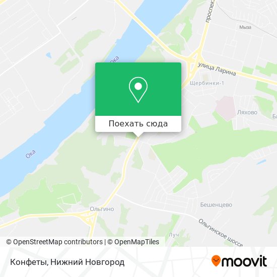 Карта Конфеты