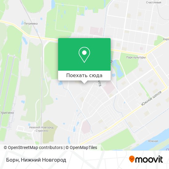 Карта Борн