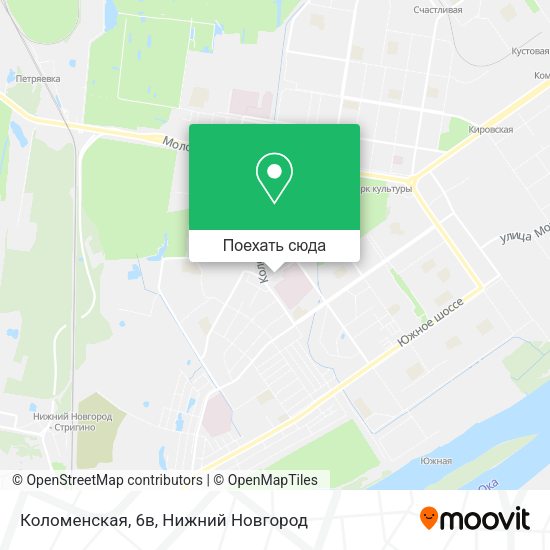 Карта Коломенская, 6в
