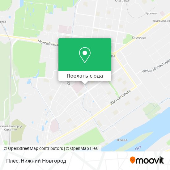 Карта Плёс