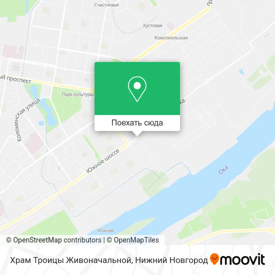 Карта Храм Троицы Живоначальной