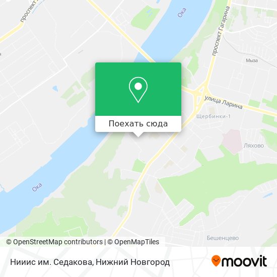Карта Нииис им. Седакова
