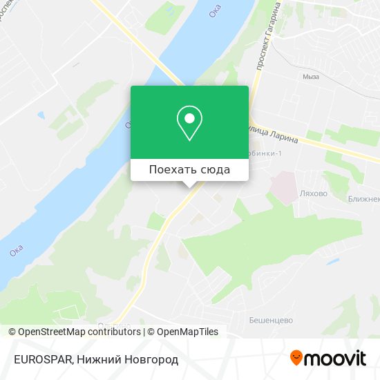 Карта EUROSPAR