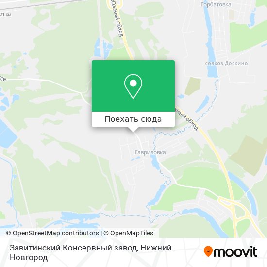 Карта Завитинский Консервный завод