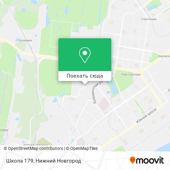 Карта Школа 179