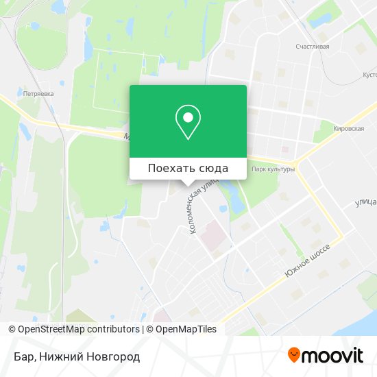 Карта Бар