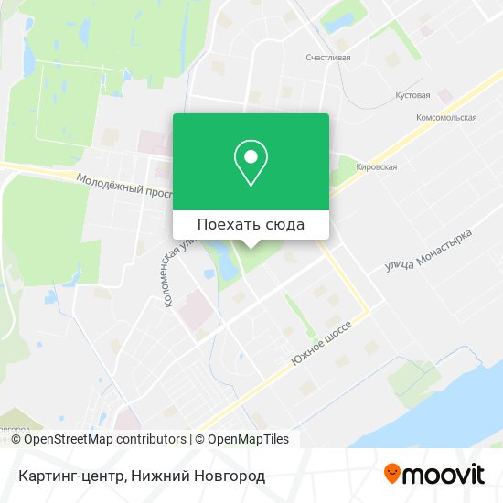 Карта Картинг-центр