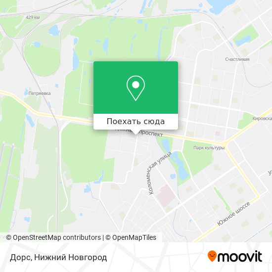 Карта Дорс