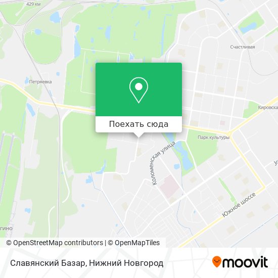 Карта Славянский Базар