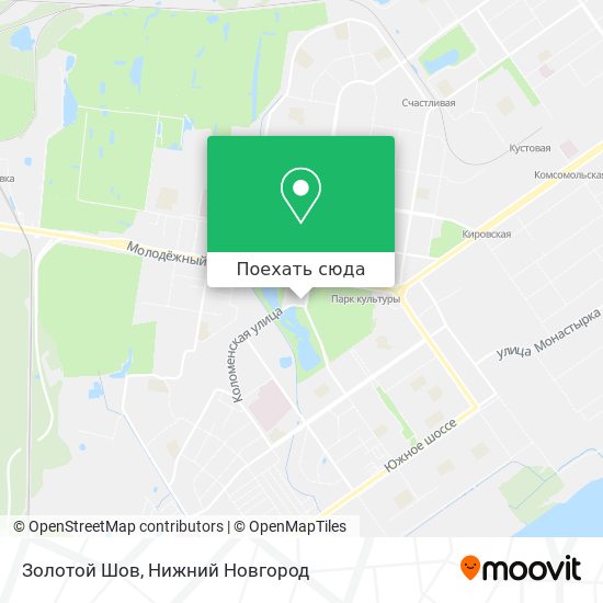 Карта Золотой Шов