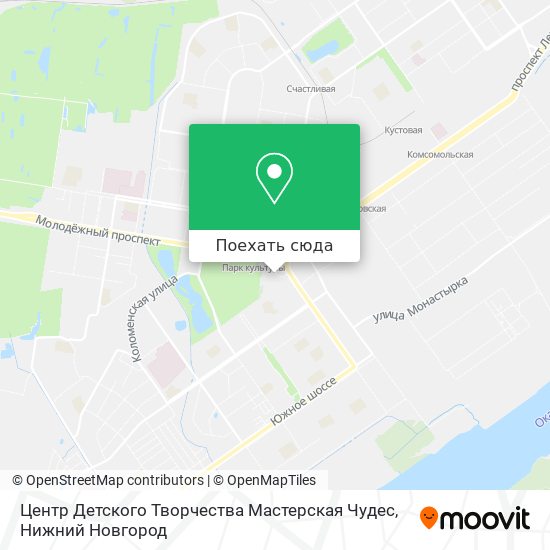 Карта Центр Детского Творчества Мастерская Чудес