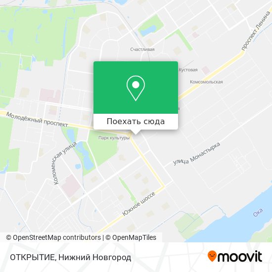 Карта ОТКРЫТИЕ