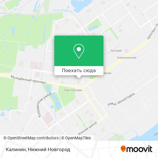 Карта Калинин