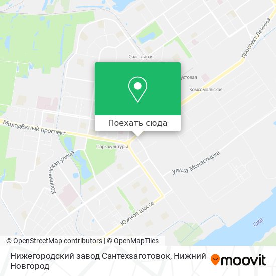 Карта Нижегородский завод Сантехзаготовок