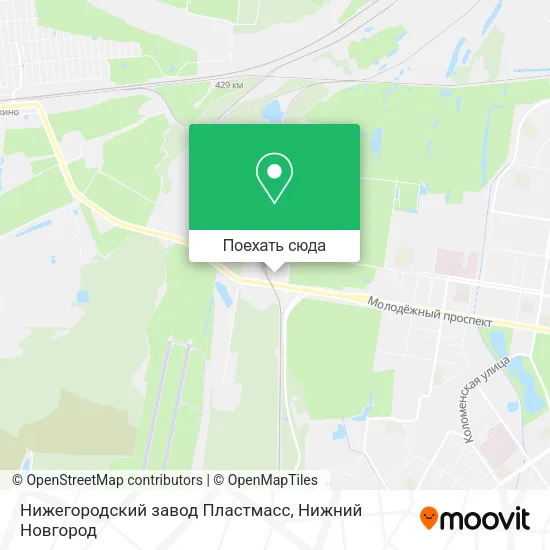 Карта Нижегородский завод Пластмасс
