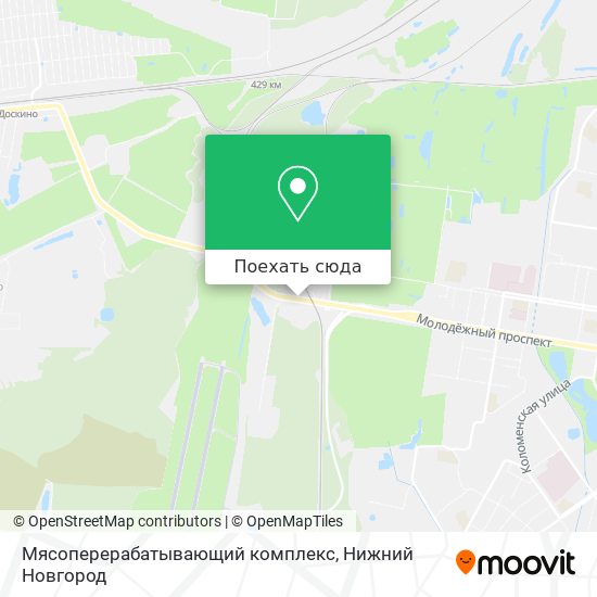 Карта Мясоперерабатывающий комплекс