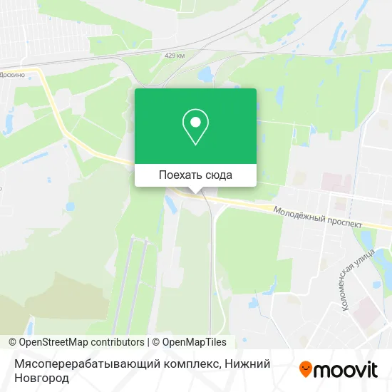 Карта Мясоперерабатывающий комплекс
