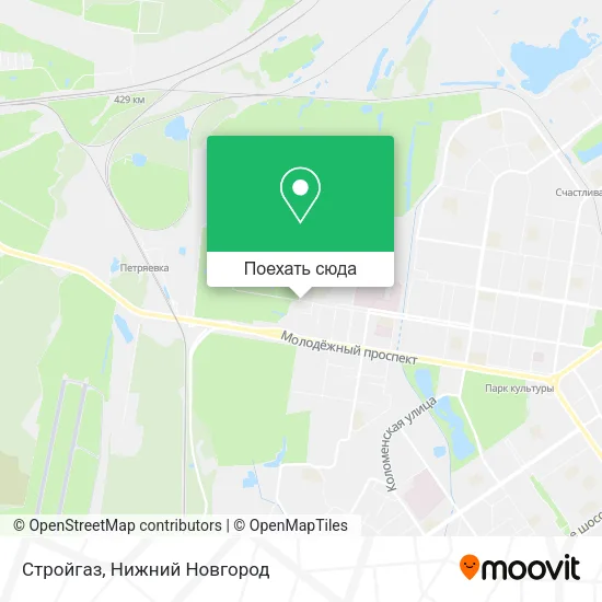 Карта Стройгаз