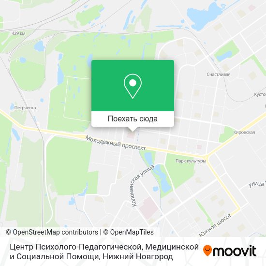 Карта Центр Психолого-Педагогической, Медицинской и Социальной Помощи