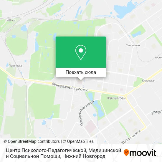 Карта Центр Психолого-Педагогической, Медицинской и Социальной Помощи