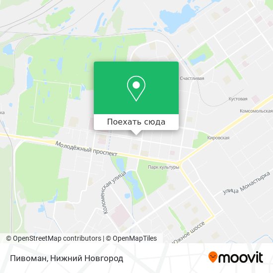 Карта Пивоман