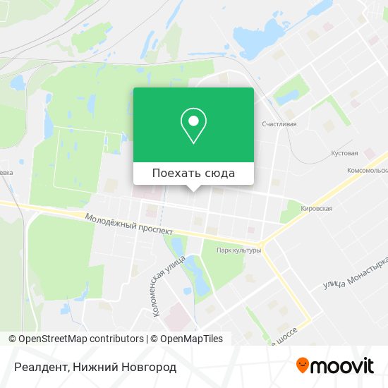 Карта Реалдент