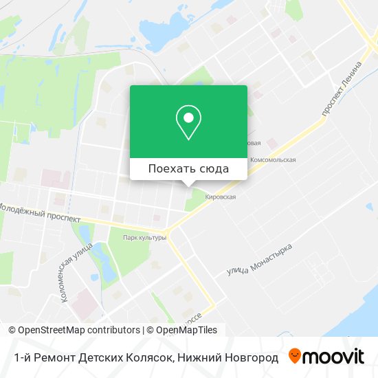 Карта 1-й Ремонт Детских Колясок