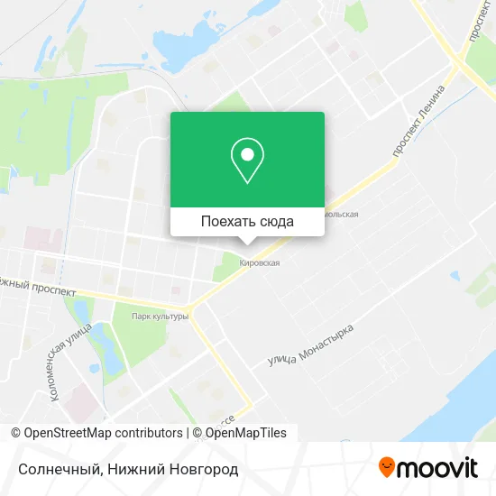 Карта Солнечный