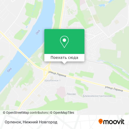 Карта Орленок